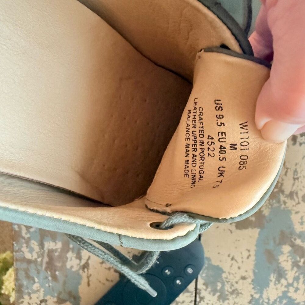 Samuel Hubbard W1101 Sage Green Nubuck Oxford Shoes Size 9.5 Academia, Preppy - Picture 9 of 16